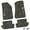 Rugged Woods Camouflage w/ Orange & White insert, variant on Flextread Floor Mats for 18-24 Jeep Wrangler JL 2-Door - Mopar Licensed Factory Fit - Black w/ Jeep Wave w/o Wheel Insert - 100% Made in USA