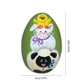 thumbnail image 3 of SIYTUAU Foam Easter Egg Decoration Set With Hand Painted Animal Patterns For Home Party Table Centerpiece Wreath Spring Holiday Decor, 3 of 6
