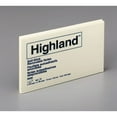 thumbnail image 2 of Highland Self-sticking Notepads 1200 - 3" x 5" - Rectangle - 100 Sheets per Pad - Unruled - Yellow - Paper - Self-adhesive, Repositionable - 12 / Pack, 2 of 4
