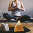 thumbnail image 3 of Crystal Pyramid Healing Energy Meditation Crystals Home Office Decor (C), 3 of 9