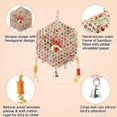 thumbnail image 3 of Holzlrgus Bird Toys, Hexagonal Bird Foraging Shredding Toys, Safe Funny Bird Chewing Toys, Bird Cage Accessories for Parakeet Cockatiel Conure Lovebird Budgies African Grey, 3 of 7