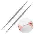 thumbnail image 1 of 2PCS Nail Lifter Stainless Steel Double-sided Nail File Nail Cleaner Nail Tool, 1 of 8