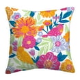 thumbnail image 4 of (2 pack) Mainstays 16" x 16" Flower Truck Decorative Outdoor Throw Pillow, Multicolor, 4 of 9
