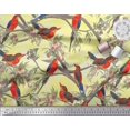 thumbnail image 2 of Soimoi Cotton Duck Fabric Boy,Surfboard And Beach Bird Print Sewing Fabric Yard 56 Inch Wide, 2 of 3