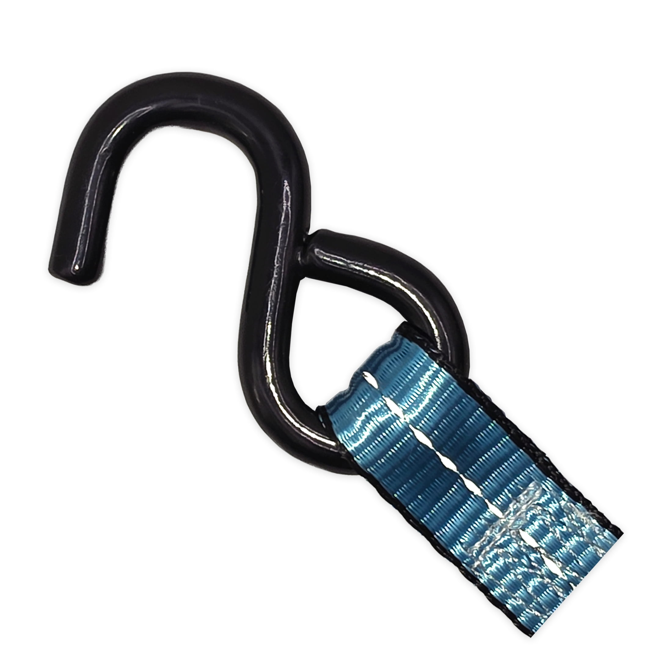 Ozark Trail 15-Ft Ratchet Tie Down Straps, 2-Pack, 1,000 lb WLL, Blue
