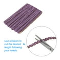 thumbnail image 4 of 13 Yards Gimp Braid Trim, 3/8 inch Wide Curtain Fabric Trim，Upholstery Trim for Sewing DIY Crafts Purple, 4 of 6