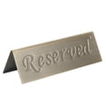 thumbnail image 5 of Table Reserved Sign, Double-Sided Tips Reserved Sign, Running Water Stainless Steel Material Night Clubs For Use In Cafes, 5 of 8