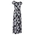 thumbnail image 1 of do Largo Maxi Impresión Floral Sin Tirantes Verano Mujeres Club de Noche Regreso a Casa - SG SM SunniMix Vestido sin tirantes floral de la playa, 1 of 8