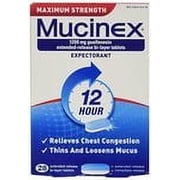 Mucinex Maximum Strength Extended Release Bi Layer Tablets, 28 ct