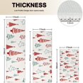 thumbnail image 4 of Multicolor Christmas Tree Pattern Kitchen Rugs Sets Of 3,Kitchen Runner Rugs Non Skid Washable,Decorative Kitchen Floor Mats for Kitchen,Sink,Laundry,17"x30"+ 17"x47" + 17"x59", 4 of 6