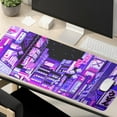 thumbnail image 6 of Purple Pixel Japanese Mouse Mat Computer Pad for Laptop, Kawaii Large Gaming Pad 35.4 x 15.7 Inch for Mouse Pad Gaming Keyboard Retro Non-Slip Rubber Base Mouse Pads for Office Computer Laptop Gamers, 6 of 6