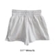 thumbnail image 2 of Pantalones cortos Sonducket de algodón y poliéster para Mujer color sólido Blanco, 2 of 6