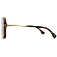 thumbnail image 2 of FEISEDY Classic Siamese One Piece Sunglasses Nice Rimless Stylish Retro Design for Women Men B2574, 2 of 5