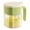 Green-GN-home supplies, variant on LEFTHIGH Home 360ml Glass Spice Jars with Flip Lid and Seal Kitchen Organizer for Dry Food Storage 1 Piece in Beige Green Yellow Christmas Gifts
