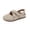 Beige, variant on Toddler Sandals Girl Summer Hollow Breathable Princess Shoes Shallow Soft Lightweight Clogs for Girls Shoes 2-6 Y