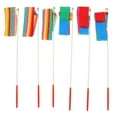 thumbnail image 1 of MasteelfCA 6pcs Useful Unisex Rhythmic Ribbon Rainbow Art Streamers Child Twirling Wands, 1 of 8
