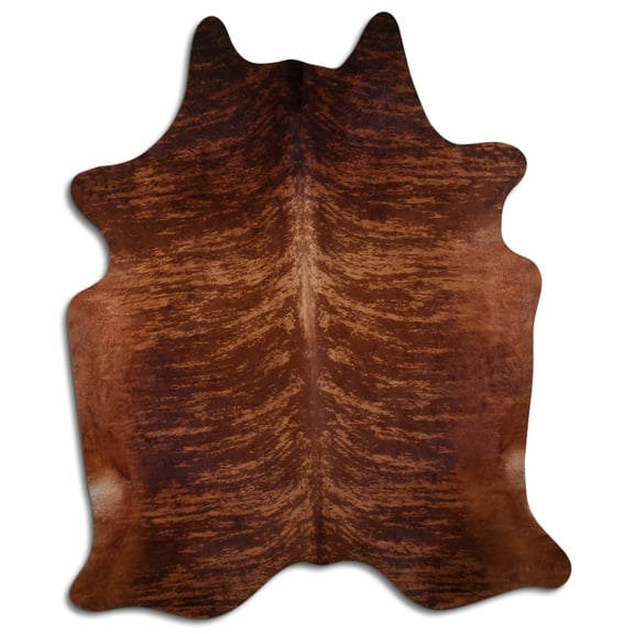 9 Ft X 7 Ft Brazilian Cowhide Skin Rug by Hilason Hair-On Leather Carpet