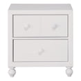 thumbnail image 6 of Lexicon Wellsummer 2 Dovetail Drawers Modern Wood Nightstand in White, 6 of 7