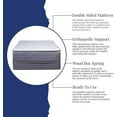 thumbnail image 5 of Dream Sleep Grandeur Deluxe Double-Sided Mattress and Box Spring Set - Orthopedic, Fully Assembled, Good for your back, Superior Quality, Luxury Height, Long Lasting (Queen 60"x80"x12"), 5 of 5