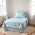 thumbnail image 2 of Disney Frozen Icy Adventure 3-Piece Twin Sheet Set, Kids, White and Blue, 2 of 9