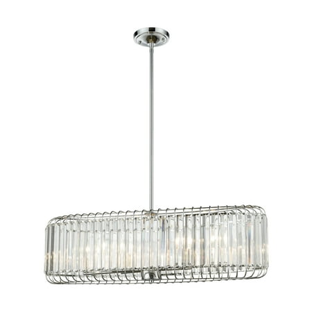 

Elk Home Beaumont 32 Wide 6-Light Chandelier - Polished Chrome