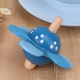 thumbnail image 3 of Juguetes De Madera juguetes para niños flor giratoria de madera giratoria juguete educativo de madera / azul Tmvgtek libre de BPA, 3 of 7