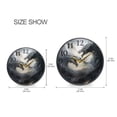 thumbnail image 2 of Dragons Wall Clocks Battery Operated 9.5 Inch Round Clock Acrylic Silent Non-Ticking Bedroom Living Room Decorative Clocks, 2 of 10