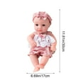 thumbnail image 2 of Gqtwoy Reborn Doll Vinyl Doll Companion Simulation Doll, Realistic Soft Material, Stress Relief Gift, Life-like Features, Weighted Body, 2 of 6