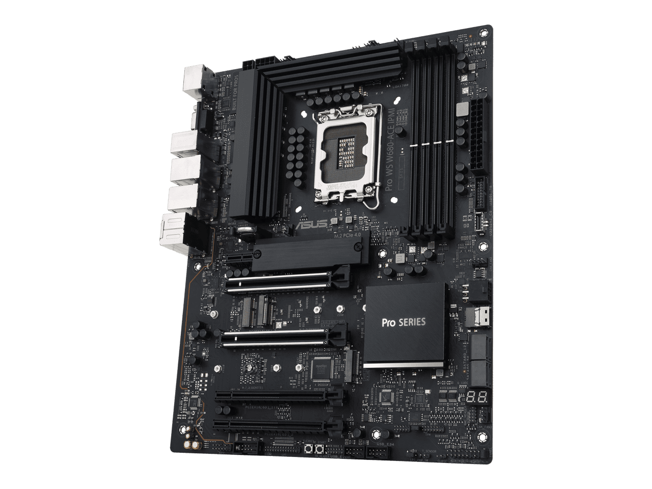 Asus Pro WS W680 ACE IPMI LGA-1700 DDR5 ATX Desktop Motherboard