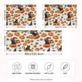 thumbnail image 2 of Yayeee Pillowcase Queen Size Set of 2 Satin Wrinkle Resistant Envelope Pillow Case, Beige Halloween Cat Pattern, 2 of 8