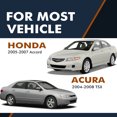 thumbnail image 2 of Set of 4 Rear Drilled Slotted Brake Disc Rotors-Wheel Hub Bearing Assembly For 2005-2007 Honda Accord, 2 of 10