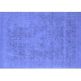 thumbnail image 1 of Ahgly Company Machine Washable Indoor Rectangle Oriental Blue Industrial Area Rugs, 4' x 6', 1 of 4