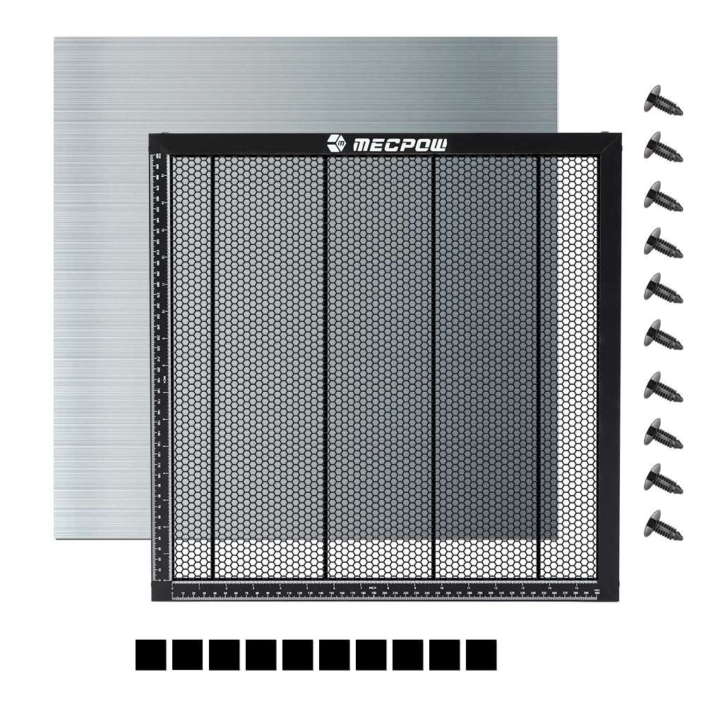 H44 440*440mm Laser Engraver Honeycomb Working Table Board Platform for Laser Engraving Cutting Machine - Black