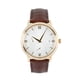 thumbnail image 5 of Cuero Reloj Correa 20mm Relieve Patrón Vaca Cuero Reloj Correa Reemplazo con Resorte Barras para Hombre y Mujer, Blanco, 5 of 6