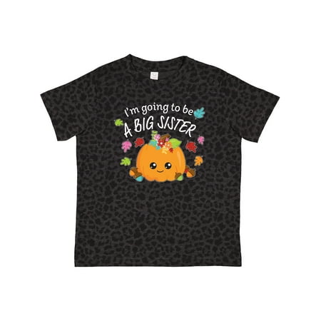 

Inktastic I m Going to Be a Big Sister- Cute Halloween Pumpkin Gift Toddler Toddler Girl T-Shirt