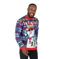 thumbnail image 2 of Jollidays Men's Gift Llama Ugly Christmas Sweater with Drink Pocket, Sizes S-XL, 2 of 6