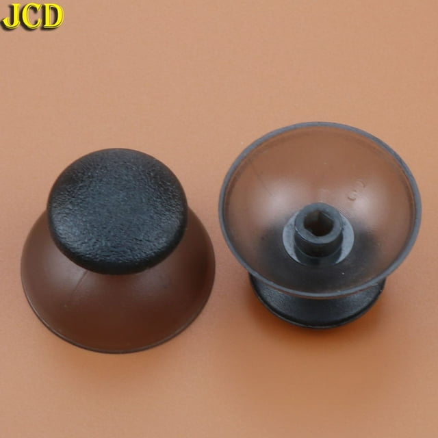 2 Pieces For PS3 Controller Thumbsticks Thumb Joystick Stick Cap Mushroom Head Rocker Caps Grip Cover Transparent Black