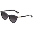 thumbnail image 2 of Kate Spade Janalynn Polarized Female Adult Black Rounded Oval Cat-Eye Sunglasses, 2 of 4
