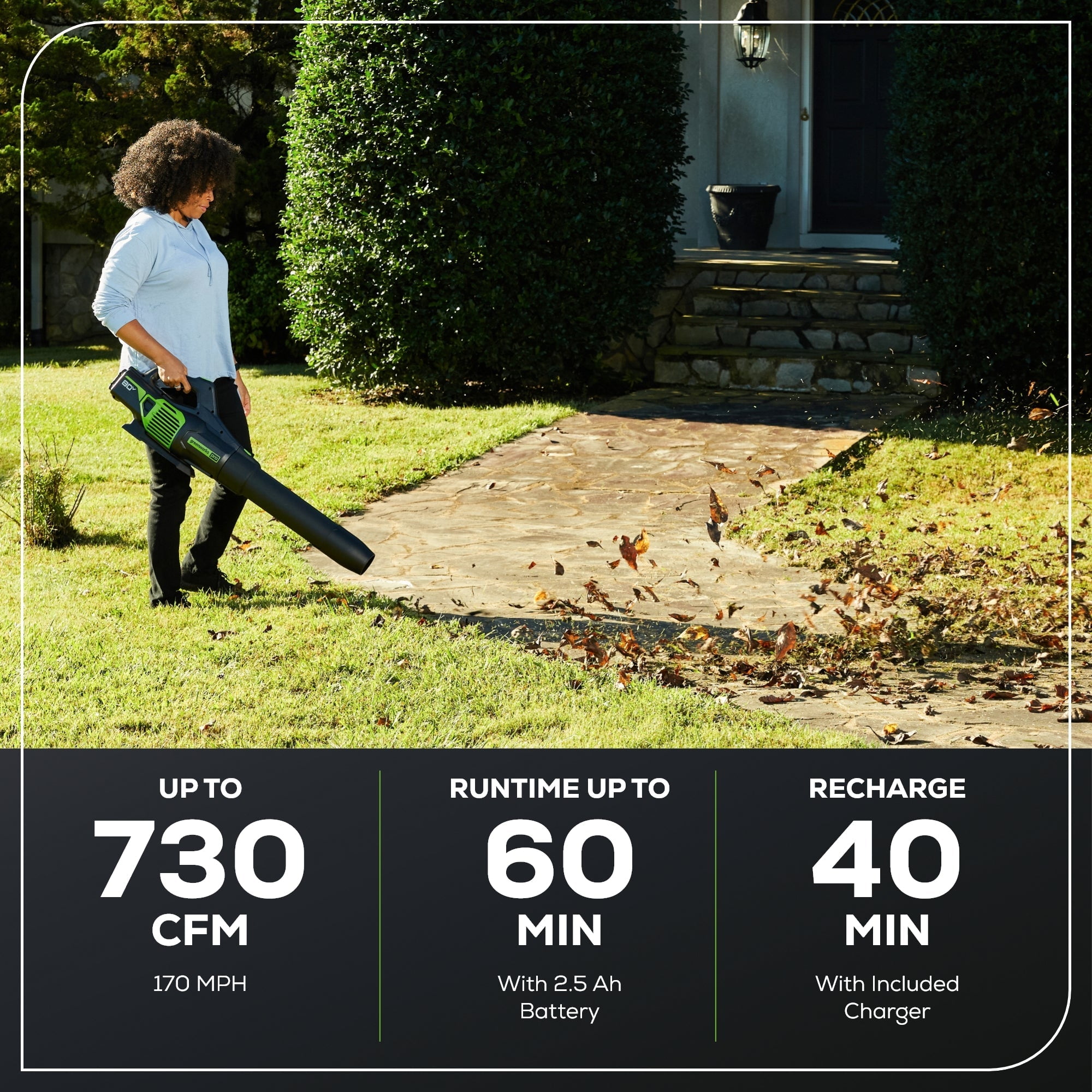 Open Box Greenworks 80V 21" Cordless Battery Brushless Self-Propelled Mower+String Trimmer+Leaf Blower Combo Kit with 4.0Ah Battery & 4A Charger