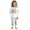 White, variant on Shadoumai Baby Halloween Outfits Printed Pattern Long Sleeve Cute Sweatshirt Pullover Tops Joggers Pants Fall Kids 2pcs Outfits