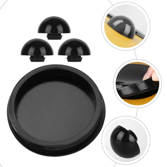 MLINS Topperfun 1 Set Of Steel Tongue Drum Accessories, 1 Steel Tongue Drum Large Bottom Cover   3 Hollow Drum Rubber Feet, 13 Tone 15 Tone Universal Hollow Drum Assembly For Beginners