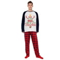 thumbnail image 5 of LuLiaMenton Christmas Pajamas, Reindeer Antlers Print, Matching Sleepwear, Plus Sizes, 2-3T-Kid, 5 of 6