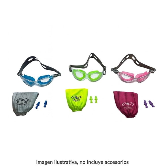 Set de Natación Athletic Works 4 piezas varios modelos 1 set