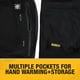 thumbnail image 5 of Chaqueta térmica DEWALT DCHJ067B 20V/12V MAX negra para hombre 3XL, 5 of 8