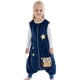 thumbnail image 1 of Saco de dormir infantil azul oscuro con patas Pijama calentito, saco de dormir para niñas y niños de 5 a 6 años, 1 of 4