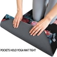 thumbnail image 3 of Pioneer Flower Floral Print Pattern Hot Yoga Mat Towel Non Slip for Hot Yoga - Quick-Drying Yoga Mat Cover with 4 Corner Pockets with Travel Bag - Hot Yoga Towel Non Slip 70"x26", 3 of 6