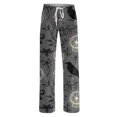 thumbnail image 4 of QWKLEAJ Halloween Pajama Pants Women Flannel Lounge Sleepwear Loose Fit Elastic Waist Long Trousers Holiday Party Casual Home Wear Cute Pumpkin Print Cozy Winter Bottoms, 4 of 5