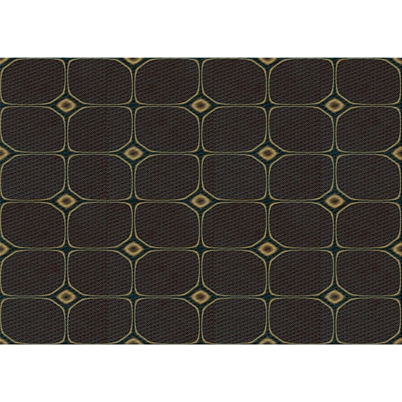 Ahgly Company Indoor Rectangle Patterned Midnight Gray Area Rugs, 3' x 5'