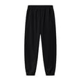 thumbnail image 4 of Women's Sweatsuits 2 Piece Outfits Lounge Sets Long Sleeve Zip-up Stand Collar Pullover and Baggy Sweatpants with Pockets Black M, 4 of 4