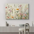 thumbnail image 2 of IDEA4WALL Canvas Wall Art Minimal Pastel Colorful Floral Wildflowers Illustrations Retro Art Botanical Plants Print Rustic Relax/Calm for Living Room, Bedroom, Office - 16"x24", 2 of 5